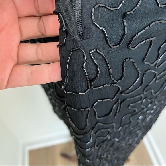 Vintage Leslie Fay Sequin Evening Dress - Picture 9 of 11